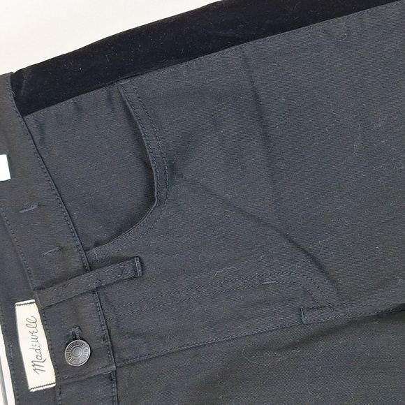 Madewell Tapered Pants: Velvet Tuxedo Stripe Edition H2258 Women's Size 28 - Picture 3 of 10
